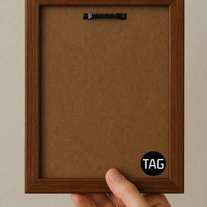 Rahmen von hinten mit angebrachtem MemoryTag